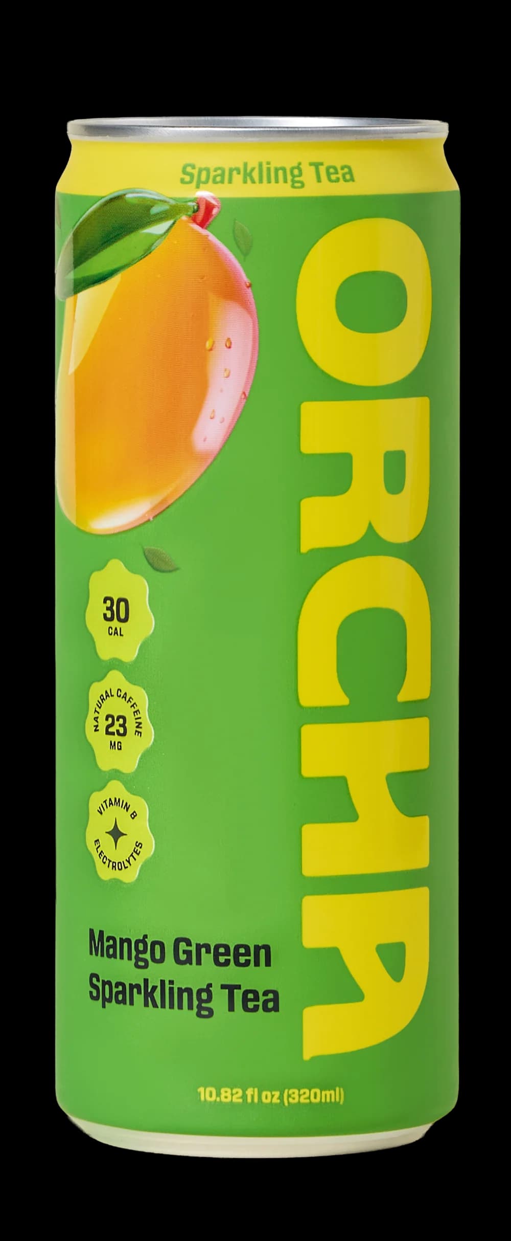 Mango Green Sparkling Tea can