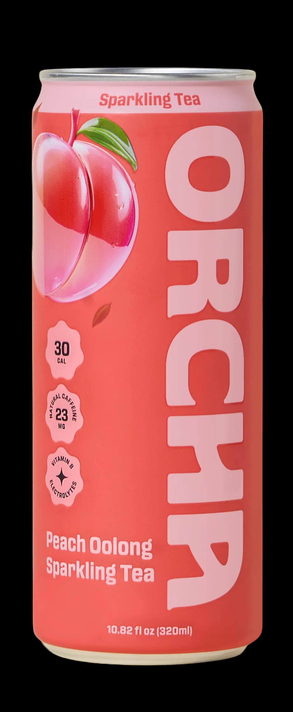Peach Oolong Sparkling Tea can